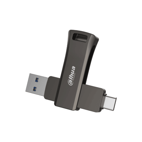 Dahua 256 GB Dual Drive USB3.2 Gen1 Gray metal case, Type A & Type C interface