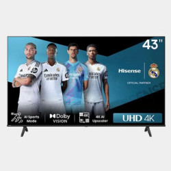 Hisense 43” smart uhd 4k A6 series
