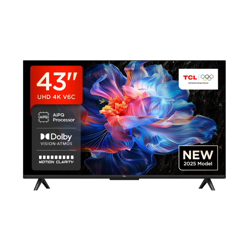 TCL 43V6C 43 inch Smart 4K HDR TV