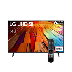 LG 43″ 43UT80006LB Smart WebOs AI ThinkQ 4k Tv