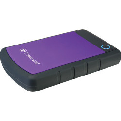 Transcend StoreJet 2TB Portable Hard Drive Purple