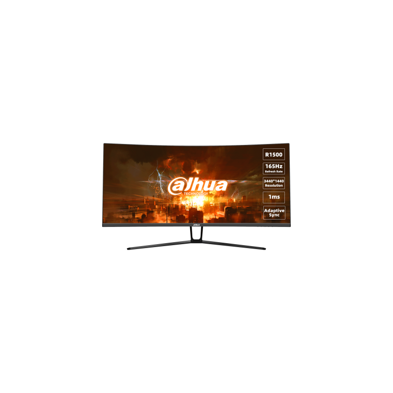 Dahua E330C 34’’ WQHD 3440*1440 Curved Gaming Monitor DHI-LM34-E330C Dahua E330C 34’’ WQHD 3440*1440 Curved Gaming Monitor DHI-LM34-E330C