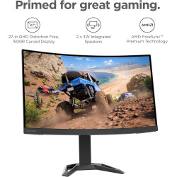 Lenovo - G27qc-30 Monitor - 27" QHD Display
