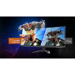 Lenovo G34w-30 34" Ultrawide QHD Curved Gaming Monitor with EyeSafe