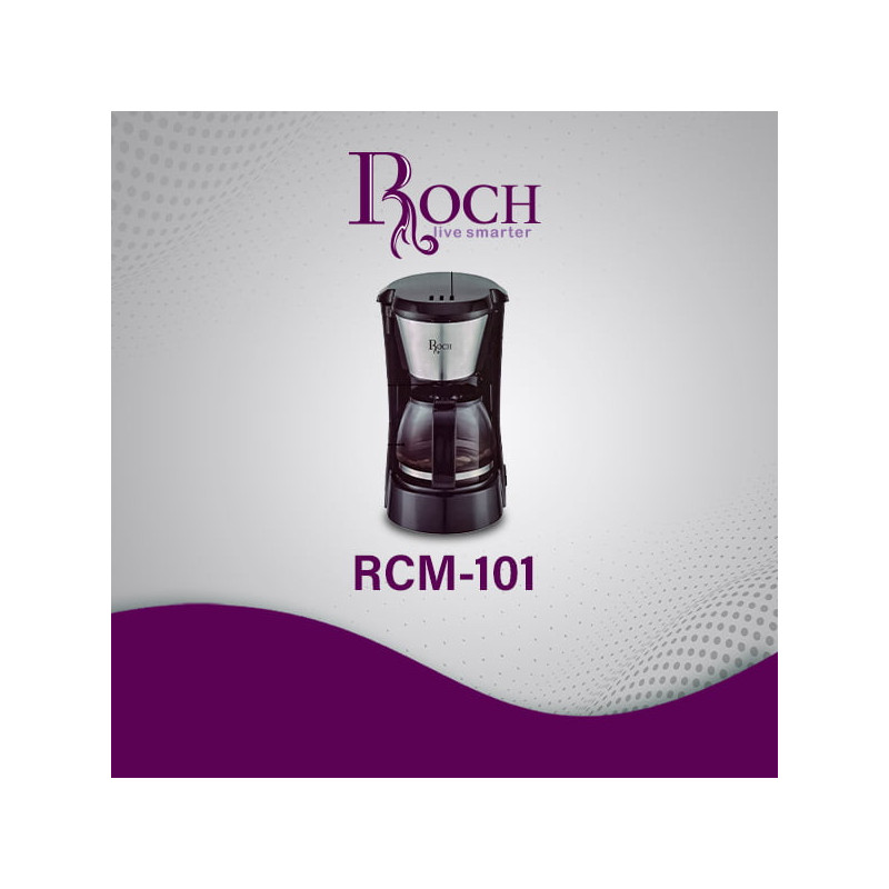ROCH Electric Coffee Maker 0.75 Ltrs. (RCM-101) ROCH Electric Coffee Maker 0.75 Ltrs. (RCM-101)