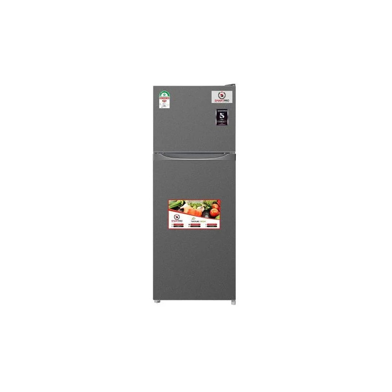 Smart Pro Double Door Refrigerator- Silver SFR-210-DT-I 175L Smart Pro Double Door Refrigerator- Silver SFR-210-DT-I 175L
