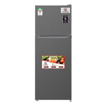 Smart Pro Double Door Refrigerator- Silver SFR-210-DT-I 175L