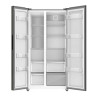 MIKA Fridge, 595L, 2 Door Side By Side, No Frost, INVERTER Compressor, Inox Line Brush MRNF2DW595XLBV