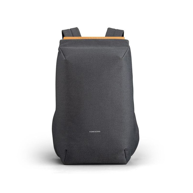 Kingsons KS3207W Anti-theft 15.6" Laptop Bag Pack USB Charging - Black