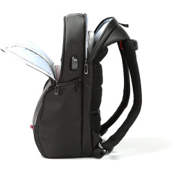 Kingsons KS3140W 15.6 inches City Elite series Laptop Backpack Water proof, USB Charging port - Black
