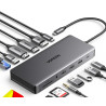 UGREEN CM681 11 -In -1 Docking Station- USB-C to 2*USB-A3.2/ 1*USB-A 3.0/USB-C3.2/ 2*HDMI/RJ45 Gigabit/ SD&TF/ 3.5mm /100W PD po