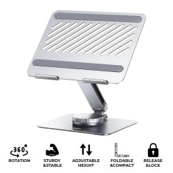 UGREEN LP592 Swivel & Full Angle Hover Adjustable & Foldable Laptop Stand