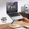 UGREEN LP592 Swivel & Full Angle Hover Adjustable & Foldable Laptop Stand
