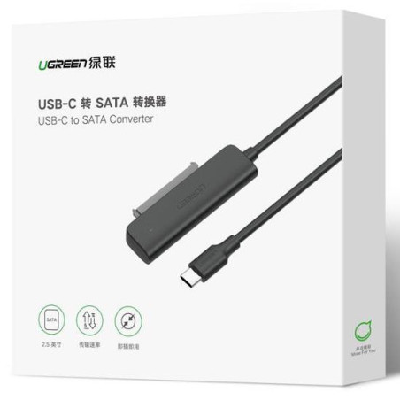 UGREEN CM321 USB-C 3.1 to SATA Adapter Cable for 2.5“ Drive