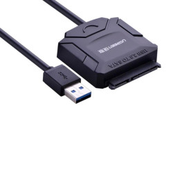 UGREEN CR108 USB 3.0 A To 3.5''/2.5" SATA Adapter Cable with DC 12V 2A Power Adapter