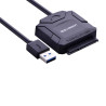 UGREEN CR108 USB 3.0 A To 3.5''/2.5" SATA Adapter Cable with DC 12V 2A Power Adapter