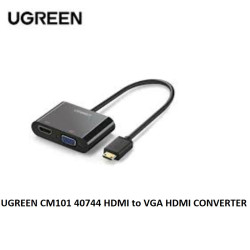 UGREEN CM101 HDMI To VGA+HDMI+3.5mm Converter