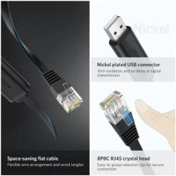 UGREEN CM204 USB-A To RJ45 Console Cable 1.5M