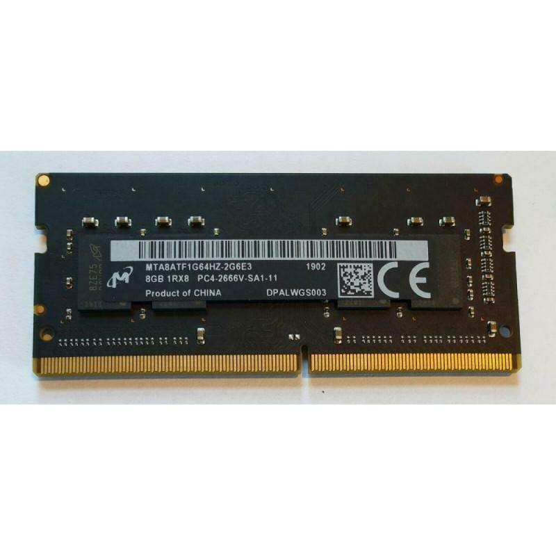 Samsung |Micron |Kingstone 8 GB PC4 21300 2666 MHz Laptop Ram Samsung |Micron |Kingstone 8 GB PC4 21300 2666 MHz Laptop Ram