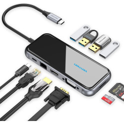 VEN TFGHB Vention USB-C MULTI-FUNCTIONAL 10 in 1 DOCKING STATION