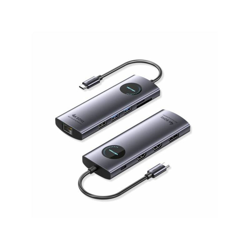 VEN TQWHB Vention USB-C MULTI-FUNCTIONAL 10 in 1 DOCKING STATION VEN TQWHB Vention USB-C MULTI-FUNCTIONAL 10 in 1 DOCKING STATION