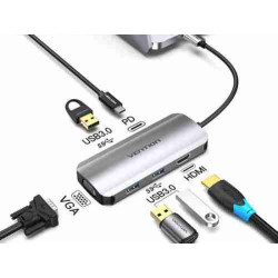 VEN CNCHB Vention USB-C MULTI-FUNCTIONAL 6 in 1 DOCKING STATION