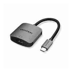 VEN TDCBB Vention Type-C to HDMI Adapter 0.15M Black ABS Type