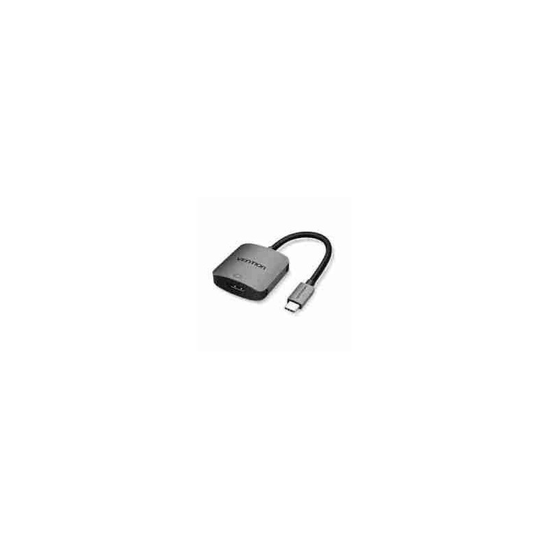 VEN TDCBB Vention Type-C to HDMI Adapter 0.15M Black ABS Type