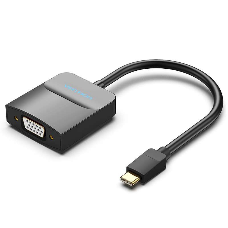 VEN TDDBB Vention Type-C to VGA Adapter 0.15M Black ABS Type VEN TDDBB Vention Type-C to VGA Adapter 0.15M Black ABS Type