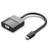 VEN TDDBB Vention Type-C to VGA Adapter 0.15M Black ABS Type