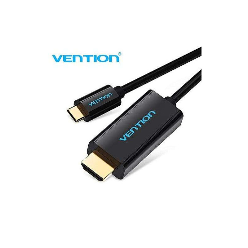 VEN CGSBH Vention Type-C to HDMI Cable 2M Black Metal Type VEN CGSBH Vention Type-C to HDMI Cable 2M Black Metal Type