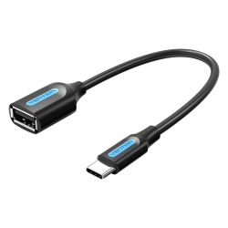 VEN CCVBB Vention USB 3.1(Gen 1) C Male to USB A Female OTG Cable 0.15M Black PVC Type