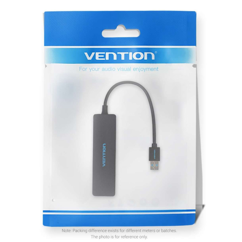 VEN CHKBB Vention 4-Port USB 3.0 Hub 0.5M Black
