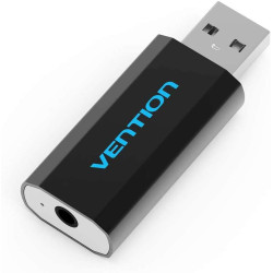 VEN CDDB0 Vention 4 Pole USB External Sound Card Black