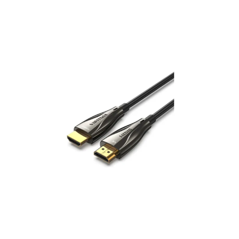 VEN ALABX Vention Fiber Optical 4K Engineering Male to Male Cable 50M Black