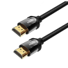 VAA-B05-B100 Vention Nylon Braided HDMI Cable 1M Black Metal Type