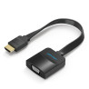VEN ACIBB Vention Flat HDMI to VGA Converter 0.15M Black