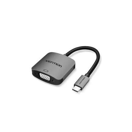 VEN AFVHB Vention HDMI to HDMI+VGA Converter 0.15M Gray Metal Type