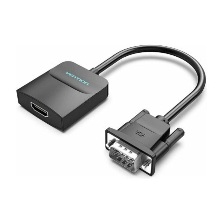 VEN ACNBB Vention VGA to HDMI Converter with Female Micro USB and Audio Port 0.15M Black