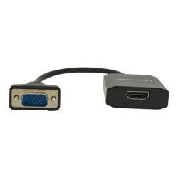 VEN ACEB0 Vention VGA to HDMI Converter 0.15M Black Metal Type