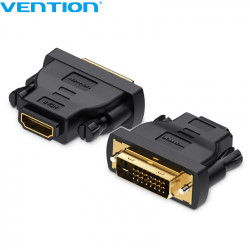 VEN ECDB0 Vention DVI(24+1) Male to HDMI Female Adapter Black