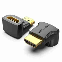 VEN AIOB0 Vention HDMI 90 Degree Male to Female Adapter Black
