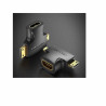 VEN AGFB0 Vention 2 in 1 Mini HDMI and Micro HDMI Male to HDMI Female Adapter Black