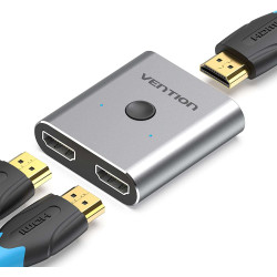 VEN AFUH0 Vention 2-Port HDMI Bi-Direction Switcher Silver