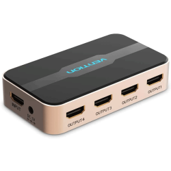 VEN ACCG0 Vention 1 In 4 Out HDMI Splitter Black