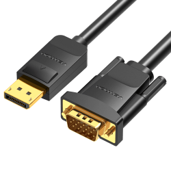 VEN HBLBG Vention DisplayPort to VGA Cable 1.5M Black