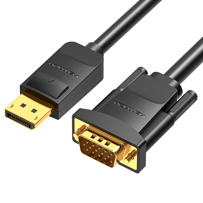 VEN HBLBG Vention DisplayPort to VGA Cable 1.5M Black VEN HBLBG Vention DisplayPort to VGA Cable 1.5M Black