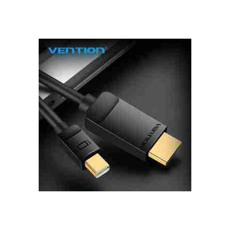 VEN HABBG Vention Mini DisplayPort to HDMI Cable 1.5M Black