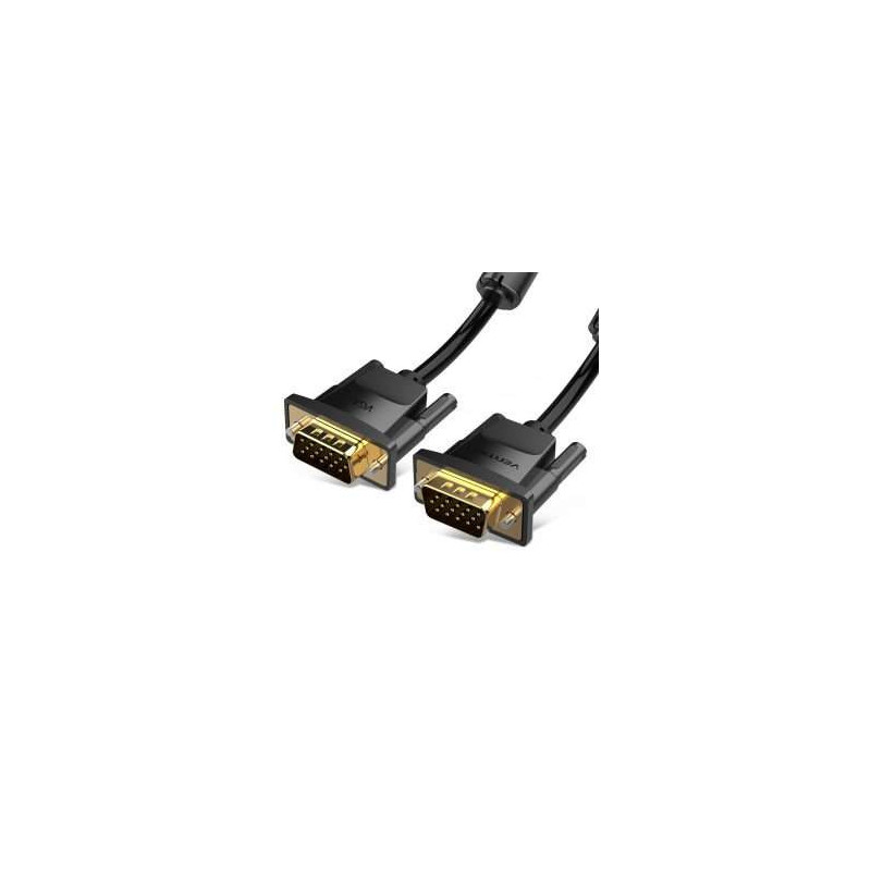 VEN DAEBI Vention VGA(3+6) Male to Male Cable with ferrite cores 3M Black VEN DAEBI Vention VGA(3+6) Male to Male Cable with ferrite cores 3M Black