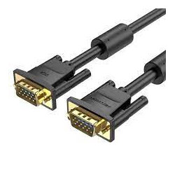 VEN DADBL Vention VGA(3+9) Male to Male Cable 10M Black